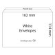 White Envelopes 162x114mm / 50 Pcs